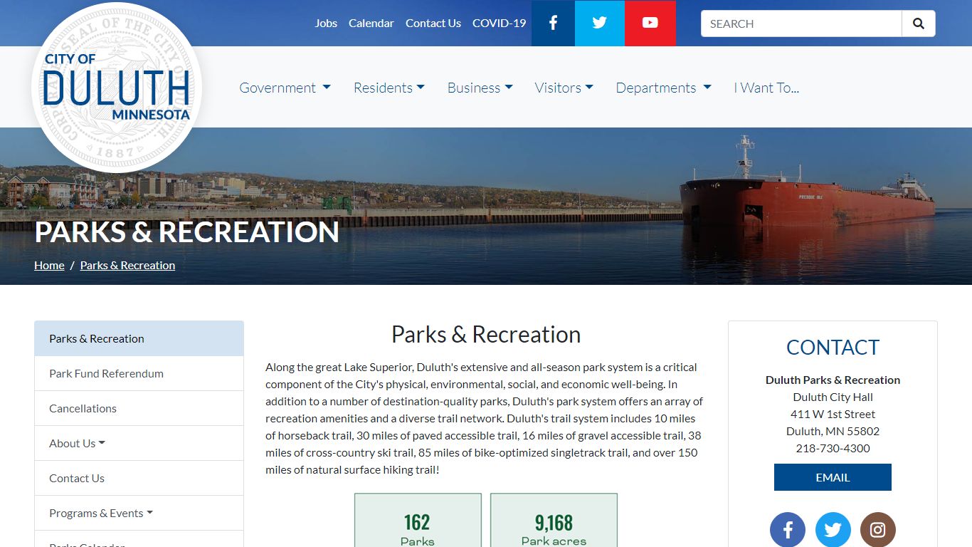 Parks & Recreation - Duluth, Minnesota